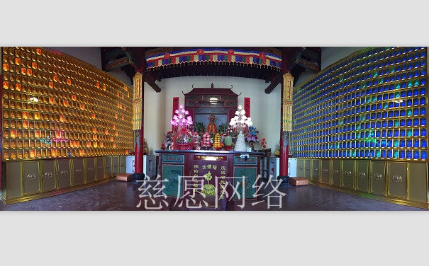 龍巖雁洲古寺|新建萬佛墻，8天4萬供燈效益