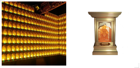 智能光明燈,萬佛龕,萬佛墻,千佛墻,光明燈